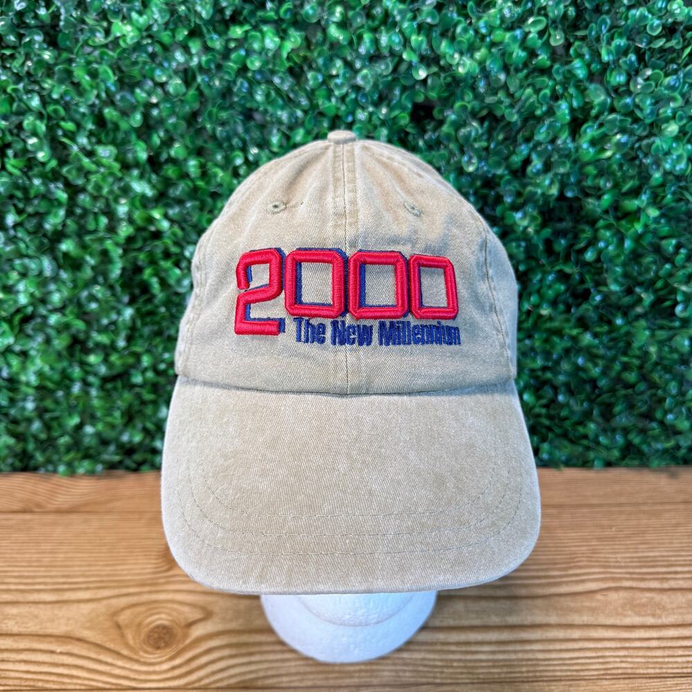 Vintag 2000 The New Millennium Adjustable Cap Hat One Size Falcon OS